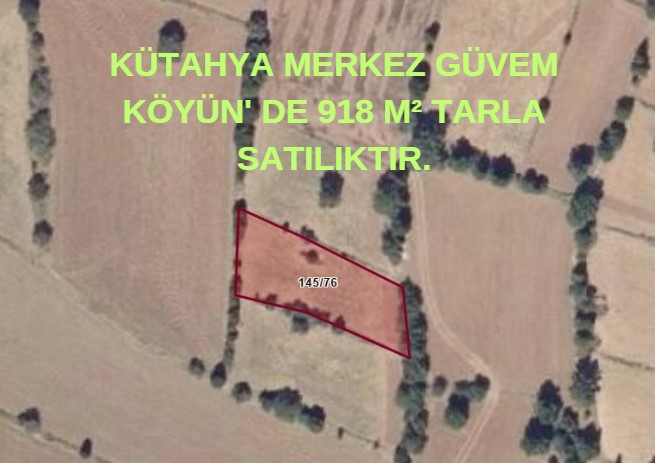 KÜTAHYA MERKEZ GÜVEM KÖYÜN' DE 918 M² TARLA SATILIKTIR. - KÜTAHYA MERKEZ fotoğraf 5